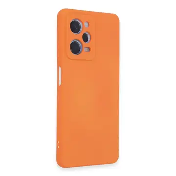 Xiaomi Redmi Note 12 Pro 5g Kılıf Nano İçi Kadife Silikon - Turuncu