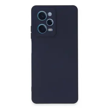 Xiaomi Redmi Note 12 Pro 5g Kılıf Nano İçi Kadife Silikon - Lacivert