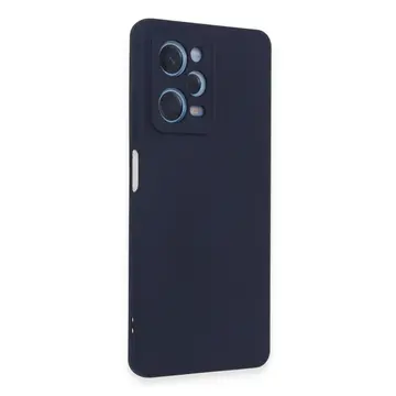 Xiaomi Redmi Note 12 Pro 5g Kılıf Nano İçi Kadife Silikon - Lacivert