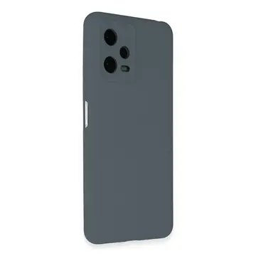 Xiaomi Redmi Note 12 Pro 5g Kılıf Nano İçi Kadife Silikon - Gri