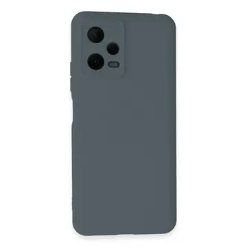 Xiaomi Redmi Note 12 Pro 5g Kılıf Nano İçi Kadife Silikon - Gri