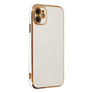 İphone 12 Kılıf Volet Silikon - Beyaz