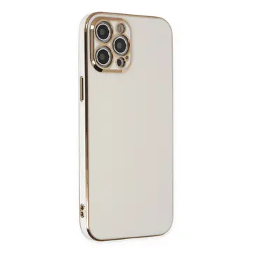 İphone 12 Pro Kılıf Volet Silikon - Beyaz
