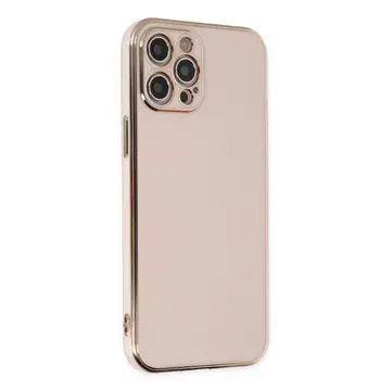 İphone 12 Pro Kılıf Volet Silikon - Pembe