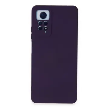 Xiaomi Redmi Note 12 Pro 4g Kılıf Nano İçi Kadife Silikon - Mor