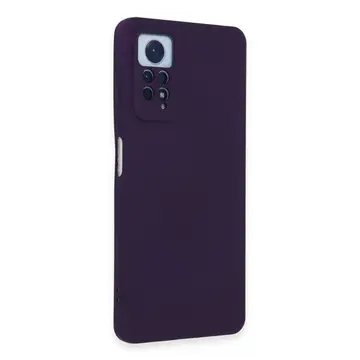 Xiaomi Redmi Note 12 Pro 4g Kılıf Nano İçi Kadife Silikon - Mor