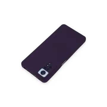 Xiaomi Redmi Note 12 Pro 4g Kılıf Nano İçi Kadife Silikon - Mor