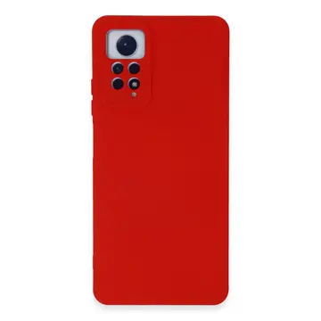 Xiaomi Redmi Note 12 Pro 4g Kılıf Nano İçi Kadife Silikon - Kırmızı