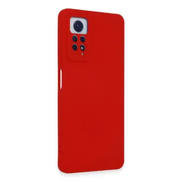 Xiaomi Redmi Note 12 Pro 4g Kılıf Nano İçi Kadife Silikon - Kırmızı