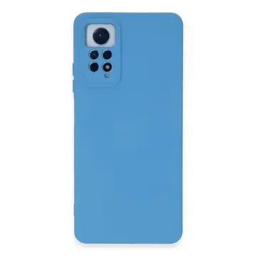 Xiaomi Redmi Note 12 Pro 4g Kılıf Nano İçi Kadife Silikon - Mavi