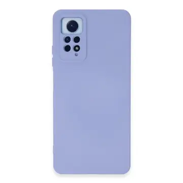 Xiaomi Redmi Note 12 Pro 4g Kılıf Nano İçi Kadife Silikon - Lila