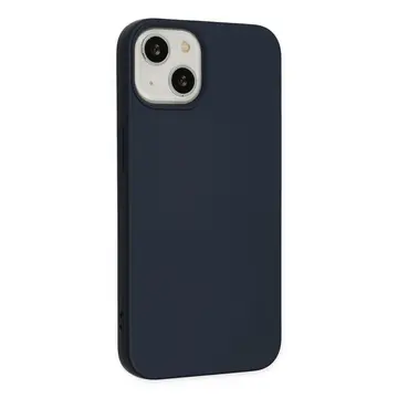 İphone 14 Kılıf Nano İçi Kadife Silikon - Lacivert