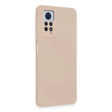 Xiaomi Redmi Note 12 Pro 4g Kılıf Nano İçi Kadife Silikon - Pudra