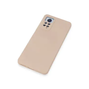 Xiaomi Redmi Note 12 Pro 4g Kılıf Nano İçi Kadife Silikon - Pudra