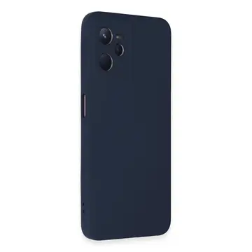 Realme C35 Kılıf Nano İçi Kadife Silikon - Lacivert