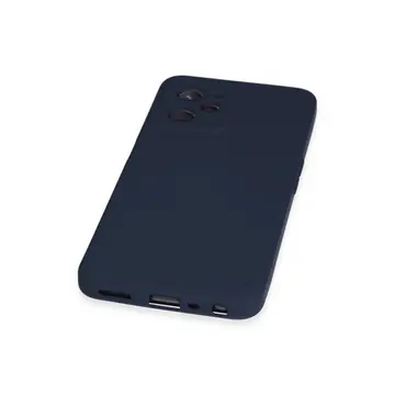 Realme C35 Kılıf Nano İçi Kadife Silikon - Lacivert