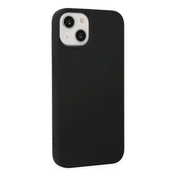 İphone 14 Plus Kılıf Nano İçi Kadife Silikon - Siyah