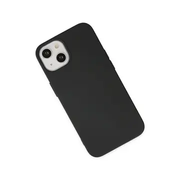 İphone 14 Plus Kılıf Nano İçi Kadife Silikon - Siyah