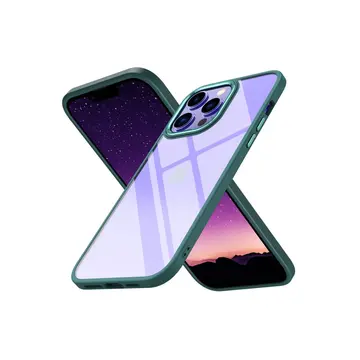 İphone 14 Pro Max Kılıf Power Silikon - Koyu Yeşil