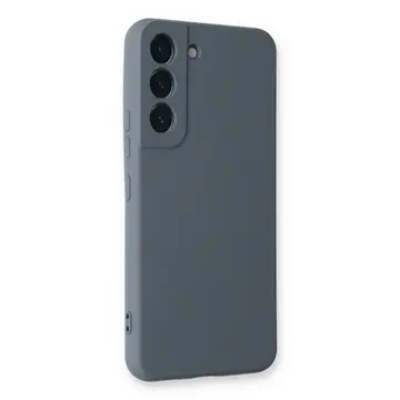 Samsung Galaxy S22 Plus Kılıf Nano İçi Kadife Silikon - Gri