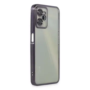 Realme C35 Kılıf Razer Lensli Silikon - Mor