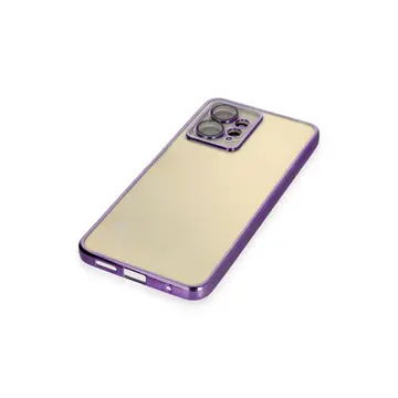 Xiaomi Redmi Note 12 4g Kılıf Razer Lensli Silikon - Mor