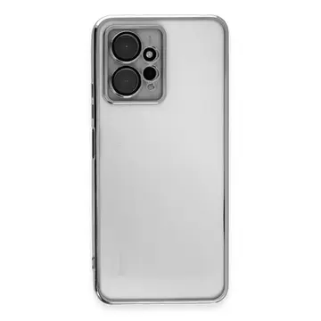 Xiaomi Redmi Note 12 4g Kılıf Razer Lensli Silikon - Gümüş