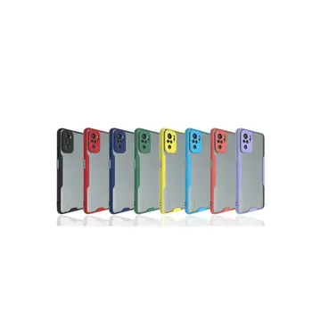 Xiaomi Redmi Note 10 Kılıf Platin Silikon - Kırmızı