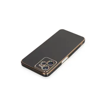 Realme C35 Kılıf Volet Silikon - Siyah