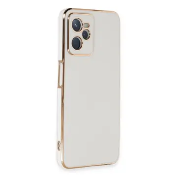 Realme C35 Kılıf Volet Silikon - Beyaz