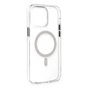 İphone 14 Pro Max Kılıf Tron Şeffaf Magsafe Kapak - Şeffaf