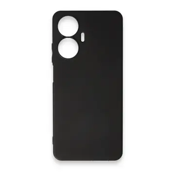 Realme C55 Kılıf First Silikon - Siyah