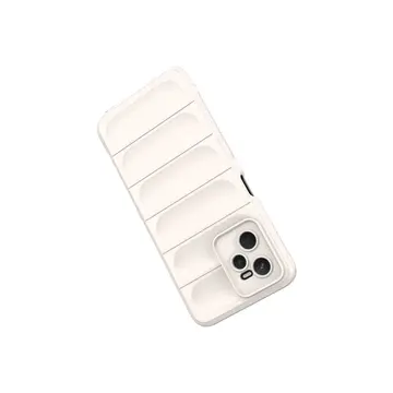 Realme C35 Kılıf Optimum Silikon - Krem