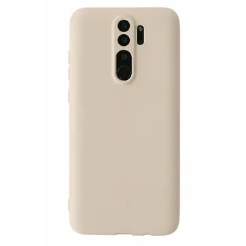Xiaomi Redmi Note 8 Pro Kılıf First Silikon - Krem