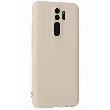 Xiaomi Redmi Note 8 Pro Kılıf First Silikon - Krem