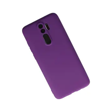 Xiaomi Redmi Note 8 Pro Kılıf First Silikon - Mor