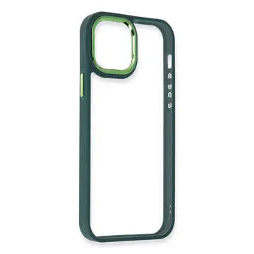 İphone 12 Pro Max Kılıf Dora Kapak - Haki Yeşil