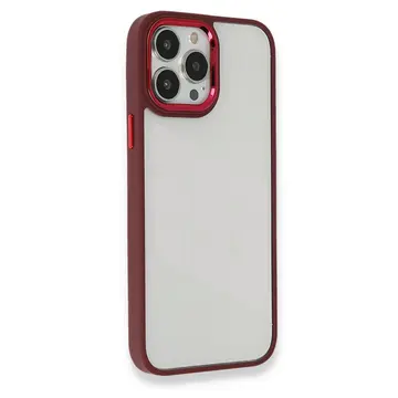 İphone 13 Pro Max Kılıf Dora Kapak - Kırmızı
