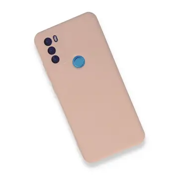 General Mobile Gm 21 Plus Kılıf Nano İçi Kadife Silikon - Pudra