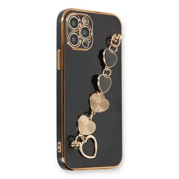 İphone 12 Pro Kılıf Esila Silikon - Siyah