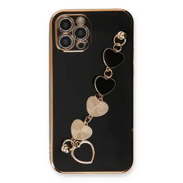İphone 12 Pro Kılıf Esila Silikon - Siyah