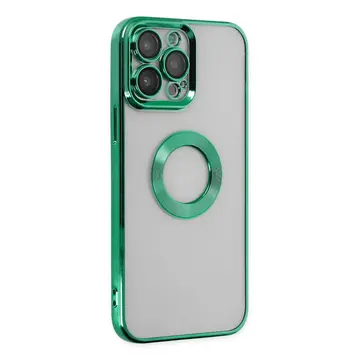 İphone 14 Pro Max Kılıf Slot Silikon - Köknar Yeşili