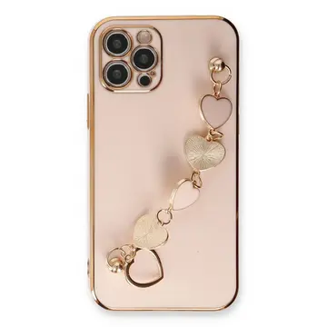İphone 12 Pro Kılıf Esila Silikon - Pudra