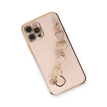 İphone 12 Pro Kılıf Esila Silikon - Pudra