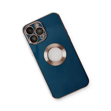 İphone 14 Pro Max Kılıf Store Silikon - Mavi