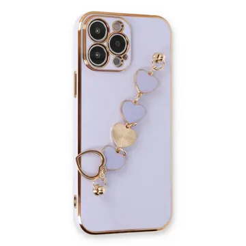 İphone 13 Pro Kılıf Esila Silikon - Lila