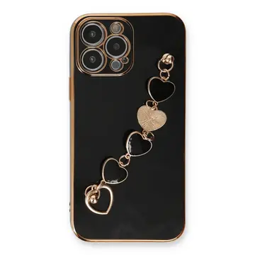 İphone 13 Pro Max Kılıf Esila Silikon - Siyah