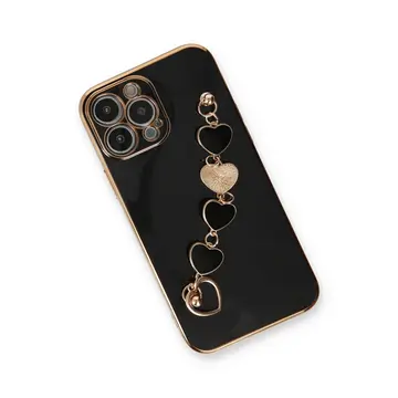 İphone 13 Pro Max Kılıf Esila Silikon - Siyah