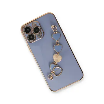 İphone 13 Pro Max Kılıf Esila Silikon - Gri