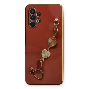 Samsung Galaxy A32 Kılıf Esila Silikon - Kırmızı